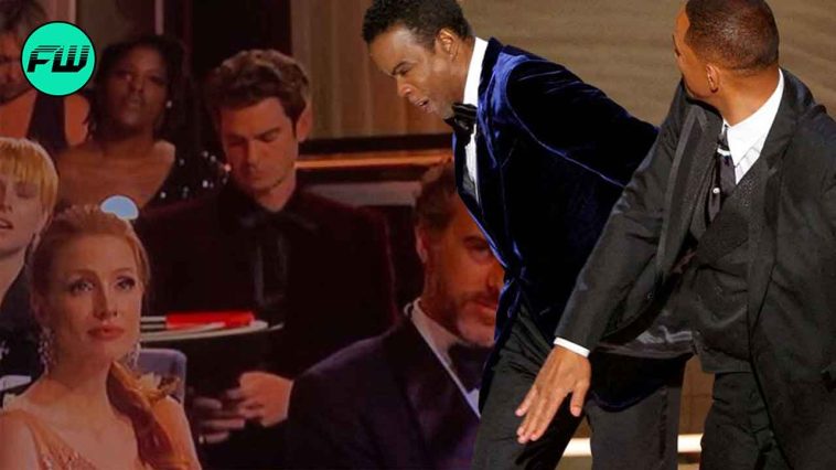 Andrew Garfield Tells Who He Was Texting When Will Smith Slapped Chris Rock