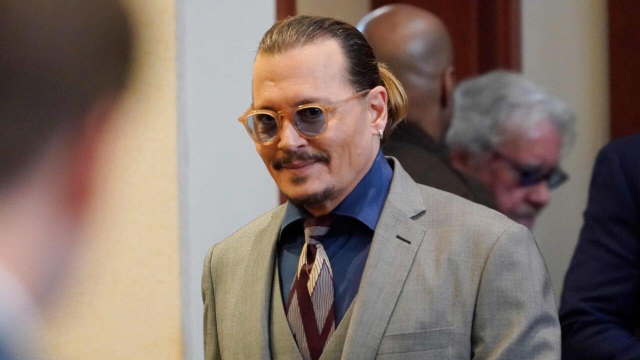 Johnny Depp was confronted about an old text on the Musk-Heard relationship