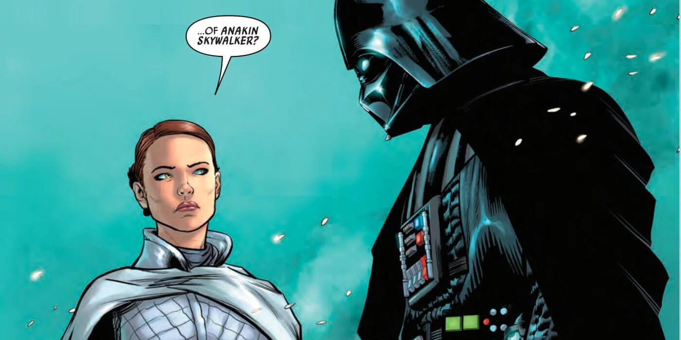 Sabe reveals she knows the true identity of Darth Vader