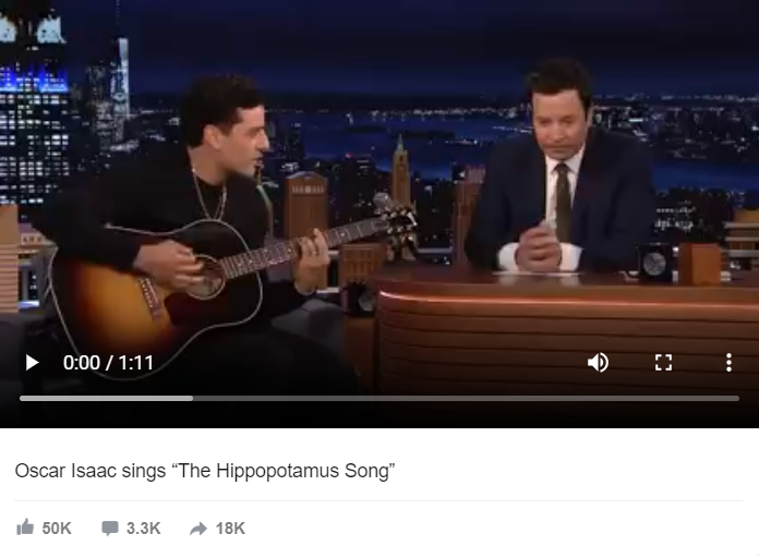 Oscar singing the Hippopotamus song