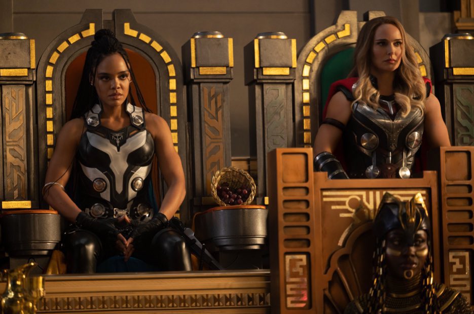 New images released for Thor: Love and Thunder showing council of Godheads.