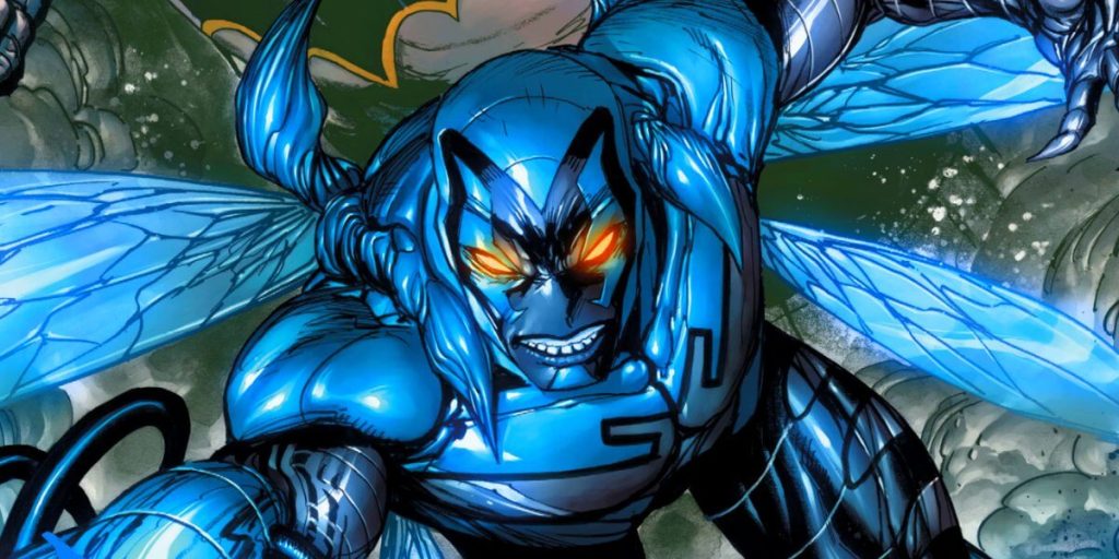 Blue Beetle in a fictional superhero