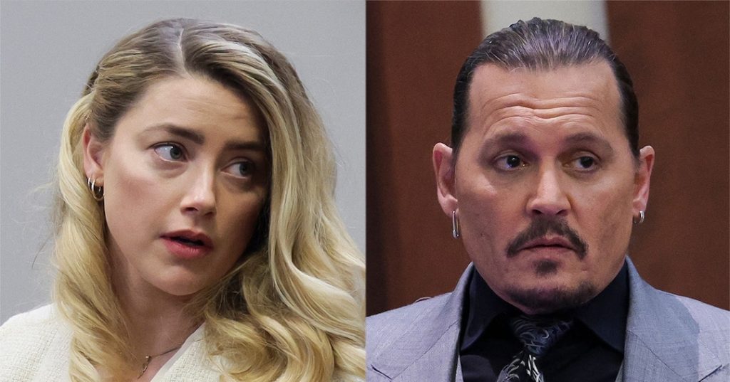 Who scared Amber Heard in court