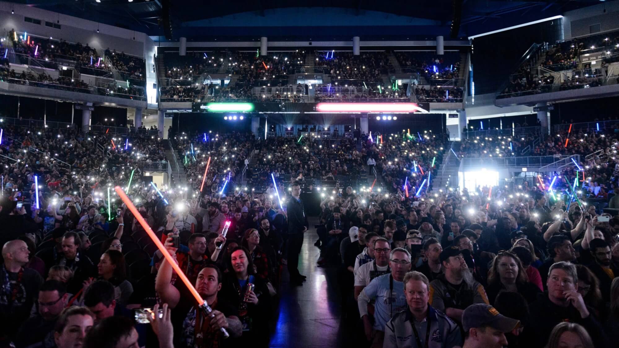 The Star Wars celebration.