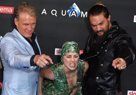 Dolph Lundgren, Amber Heard, and Jason Momoa - Aquaman 2 Star Dolph Lundgren Praises Amber Heard’s On Set Behaviour 