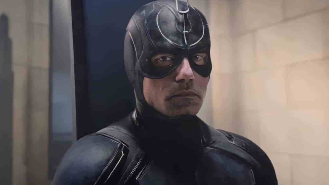 Black Bolt's suit was created using CGI