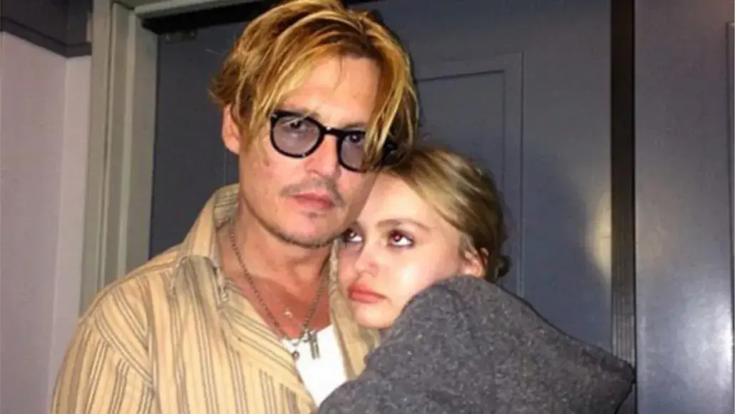 Johnny Depp with his daughter Lily