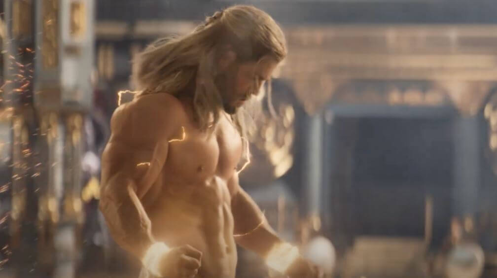 Thor: Love and Thunder, Chris Hemsworth's naked scene