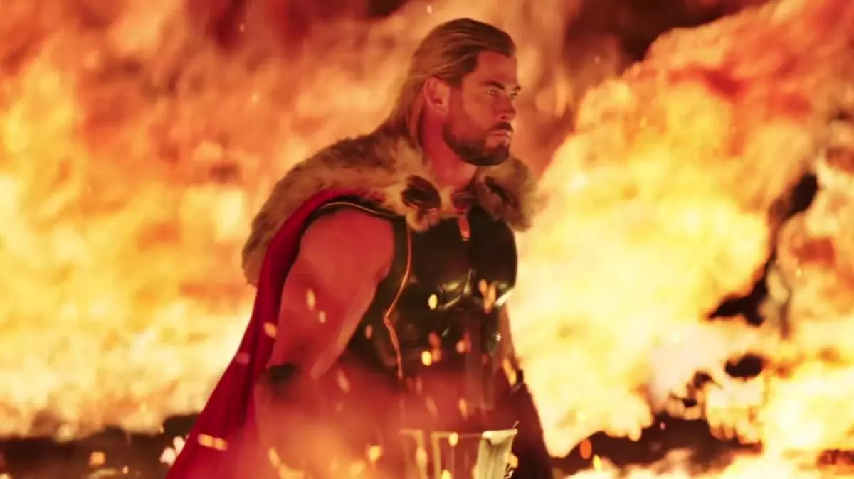 Thor: Love and Thunder movie scene