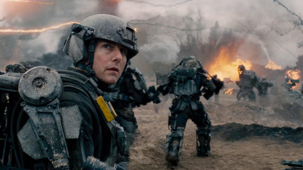 Tom Cruise wore the Exoskeleton Armor in Edge of Tomorrow