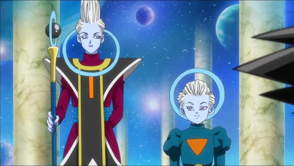 Whis and Grand Minister arrive at Tournament of Power