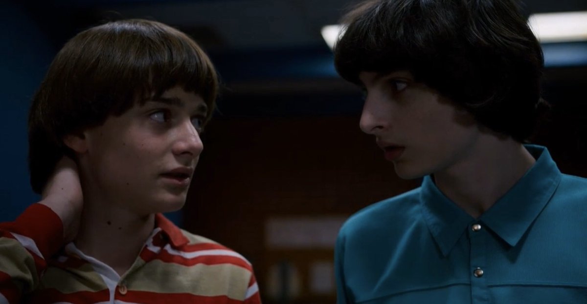Will Byers and Mike Wheeler
