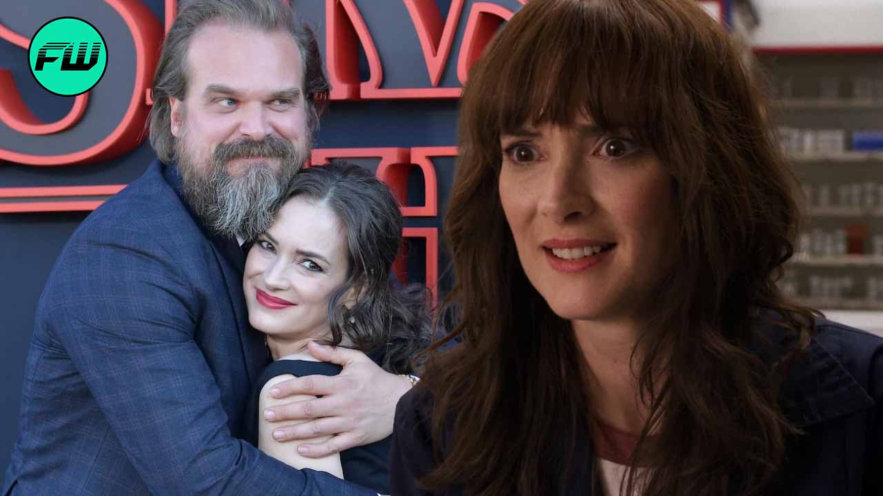 David Harbour and Winona Ryder 