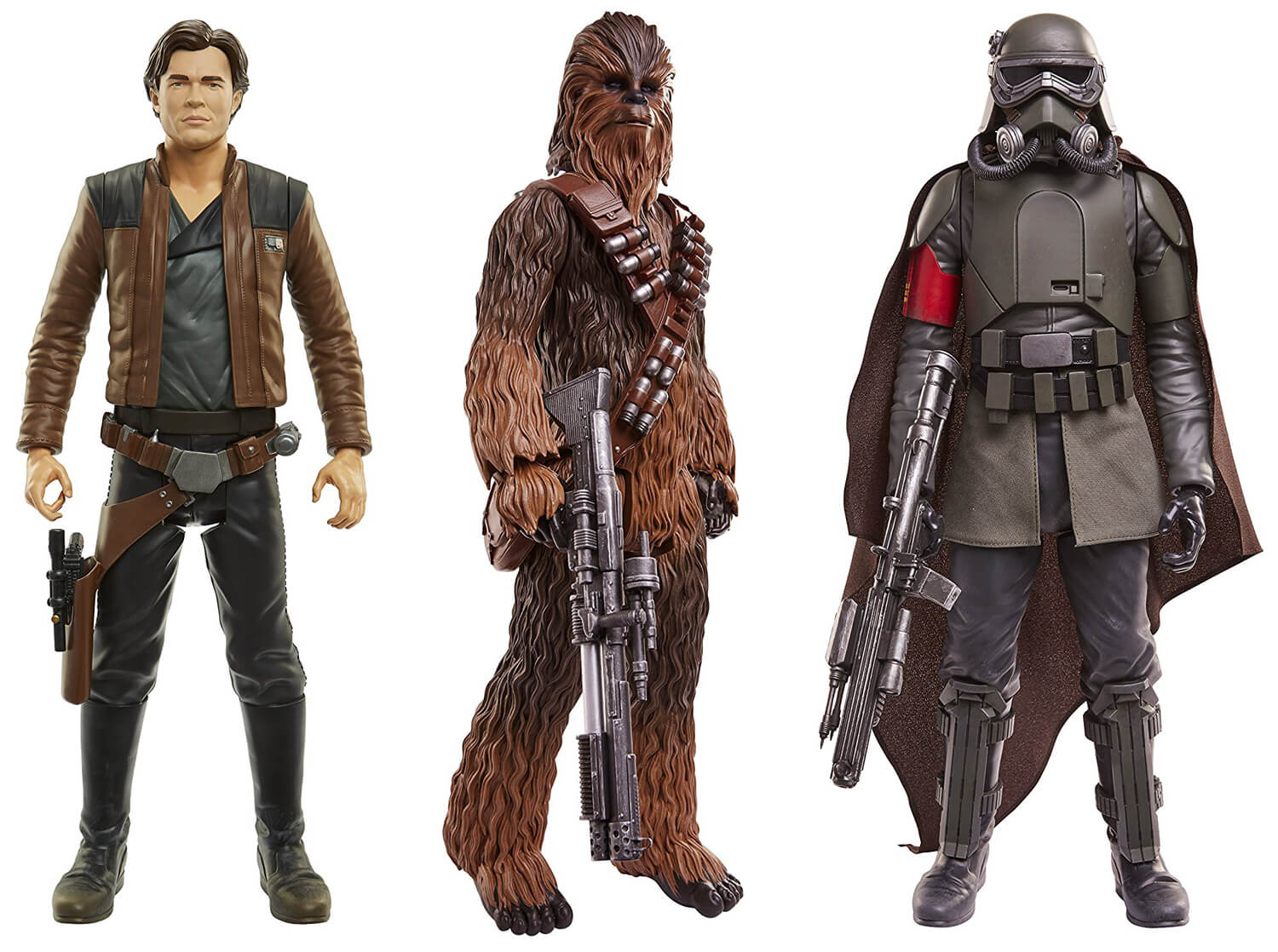 Star Wars collectible action figures.