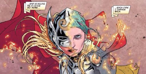 Jane Foster suffering from cancer.