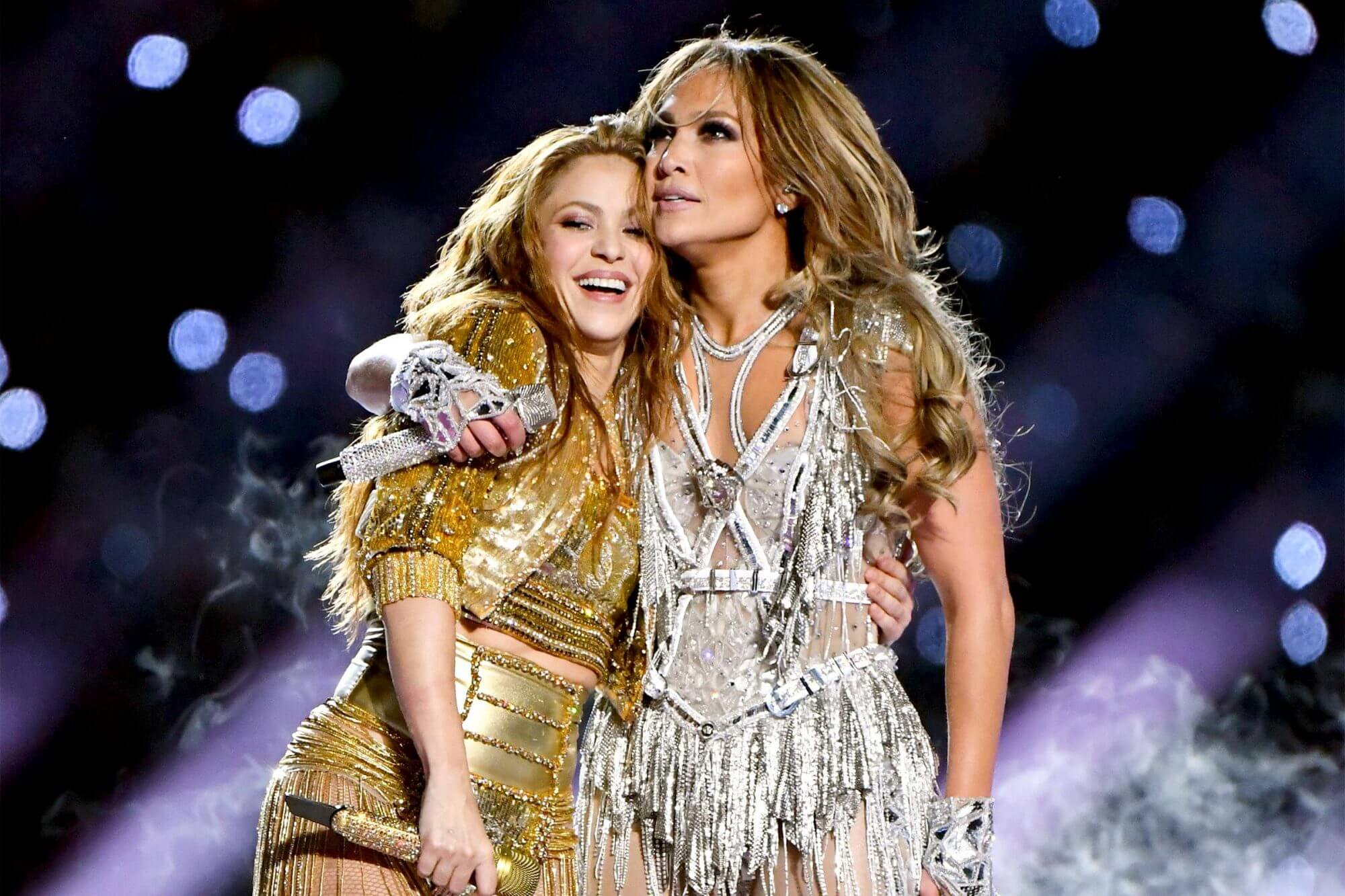 JLo and Shakira at the halftime event.