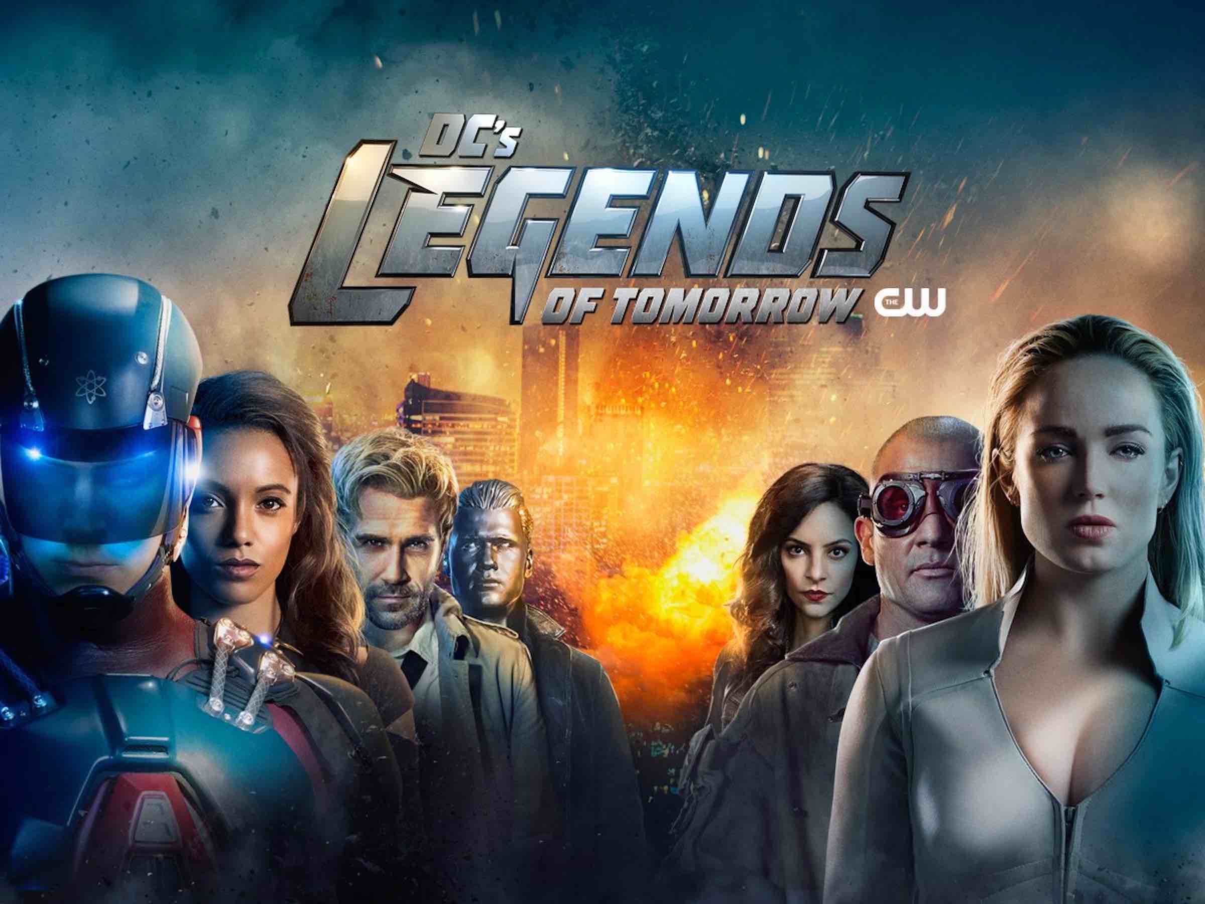 DC's Legends of Tomorrow with Caity Lotz.