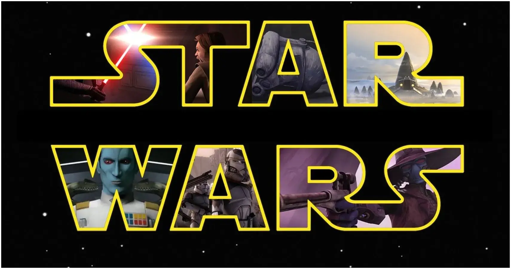Star Wars poster.