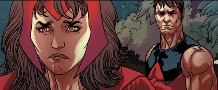 Scarlet Witch and Wonder Man.