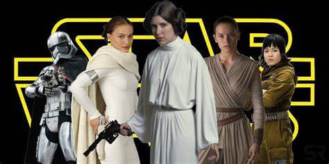 Star Wars' female characters.