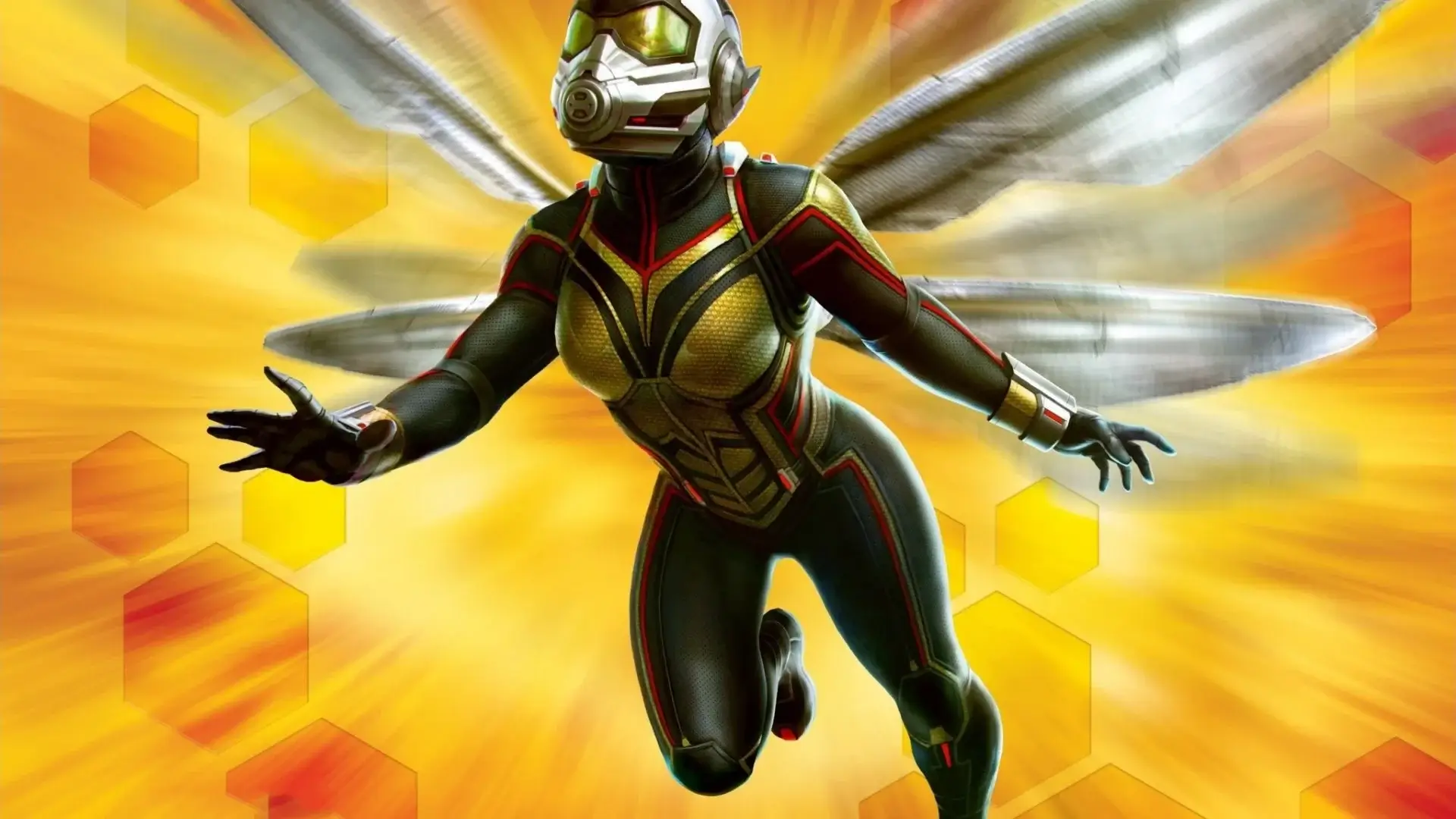 The Wasp from Marvel Comics.