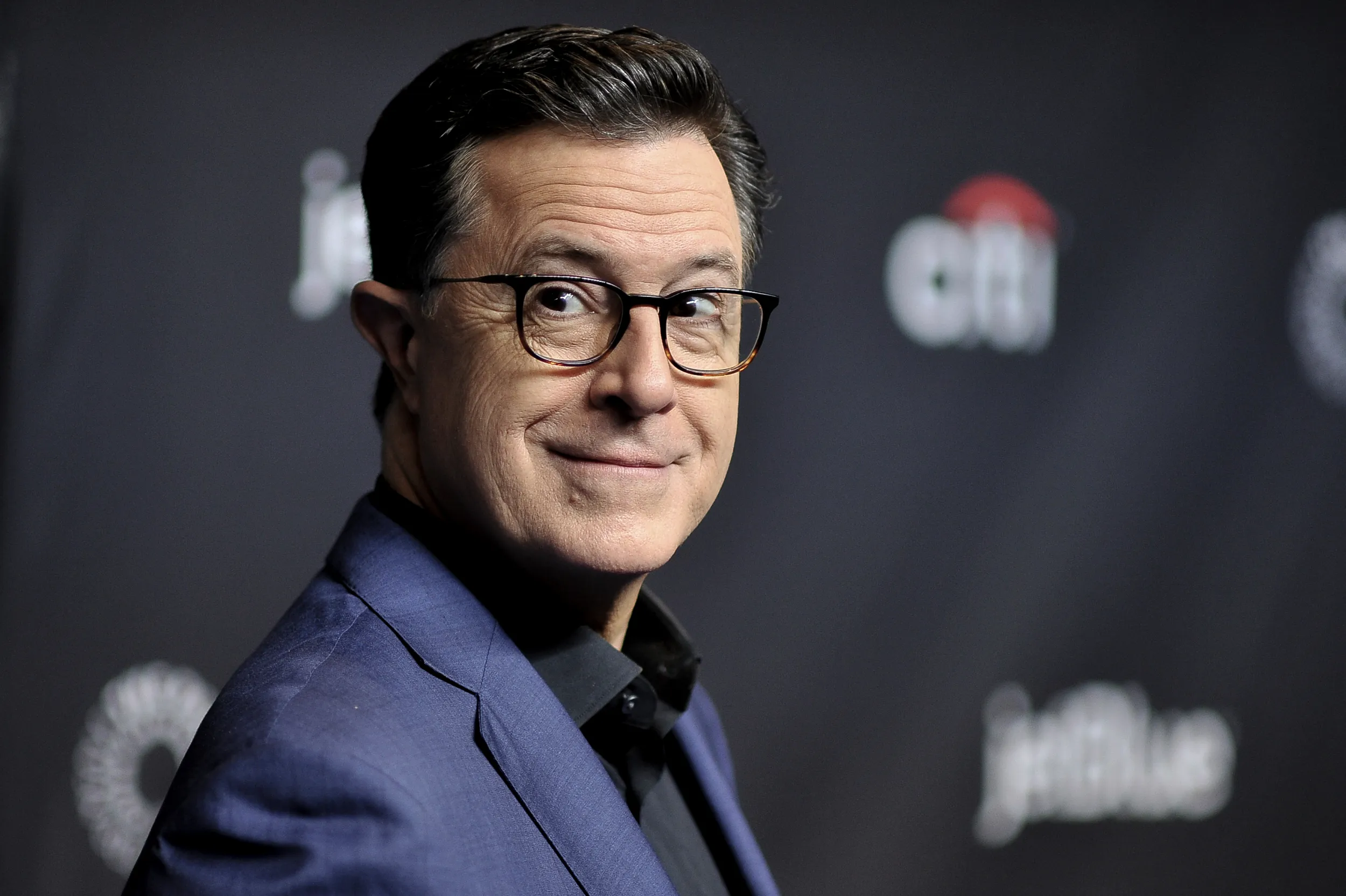 Stephen Colbert is the host of the late-night talk show.