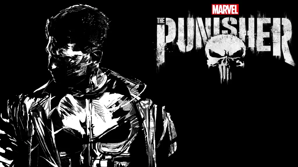 A poster for Marvel's The Punisher (2017).