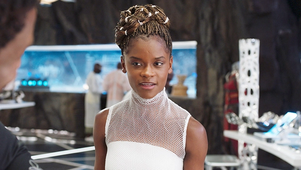 The introducing scene of Shuri in Black Panther (2018).