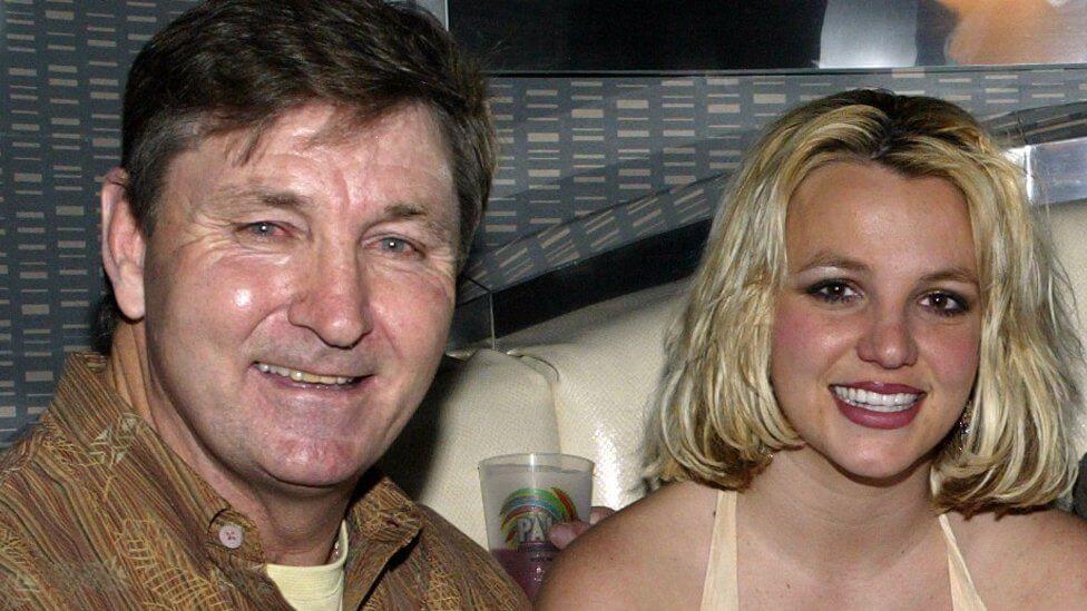 Britney Spears and her father Jamie Spears 