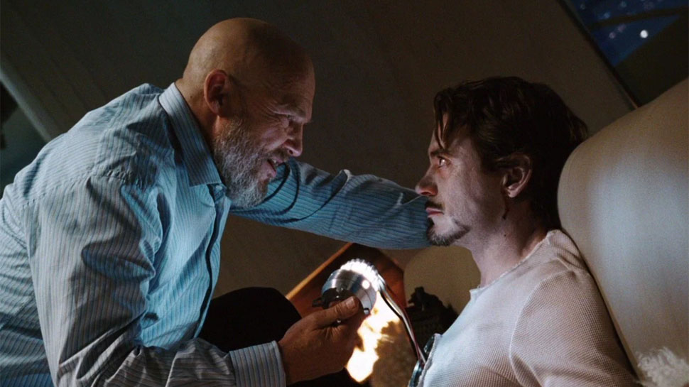 Jeff Bridges plays Obadiah Stane in Iron Man (2008)