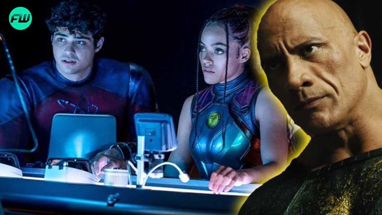 Latest Released Images of Black Adams Noah Centineo and Quintessa Swindell Fail to Impress Trolled as Budget Ant Man and Valkyrie