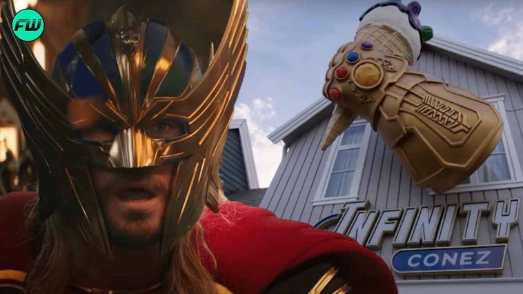 Love and Thunder Using Thanos Infinity Gauntlet Themed Ice Cream Store Gets Blasted by Fans Say It Trivializes Trauma.