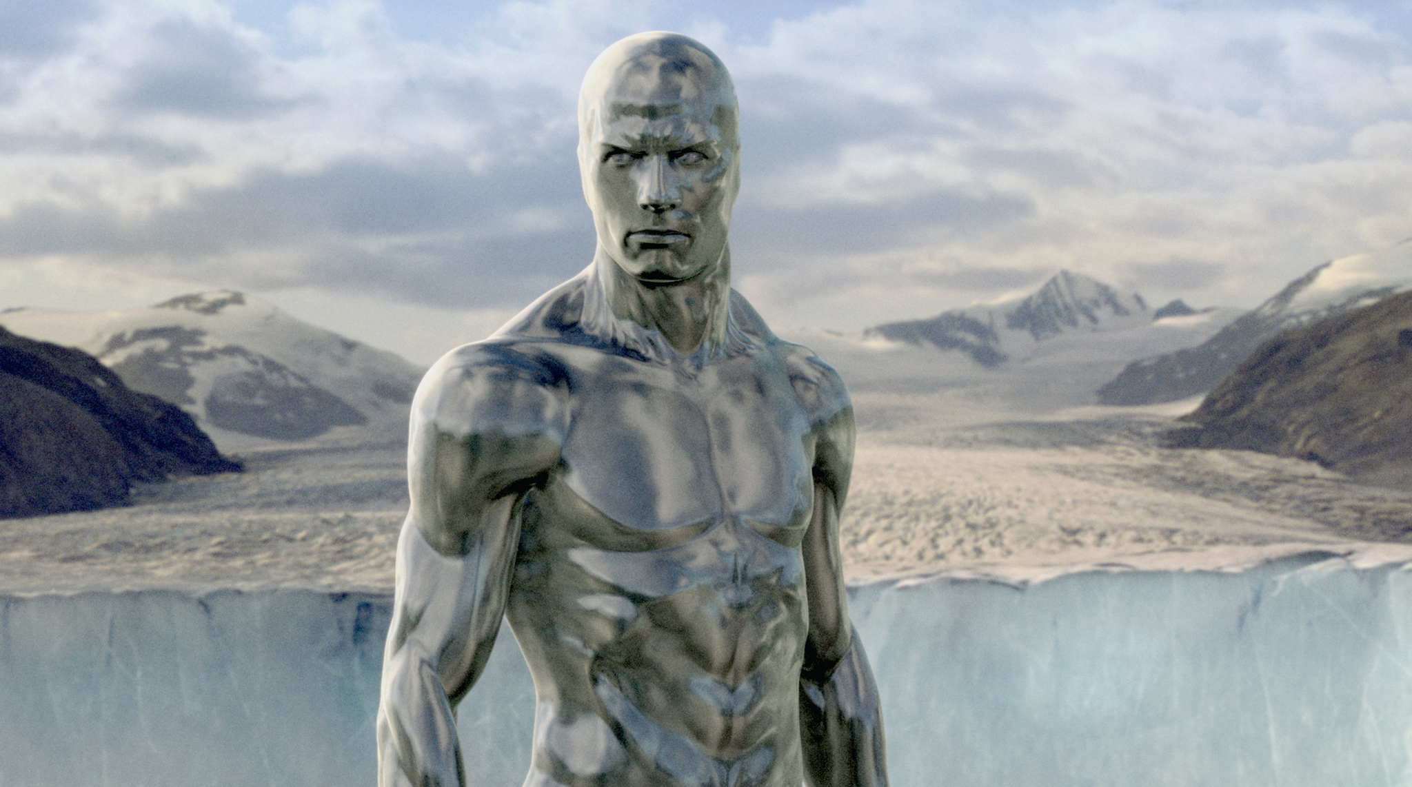 Silver Surfer in Fantastic Four: Rise of the Silver Surfer (2007).