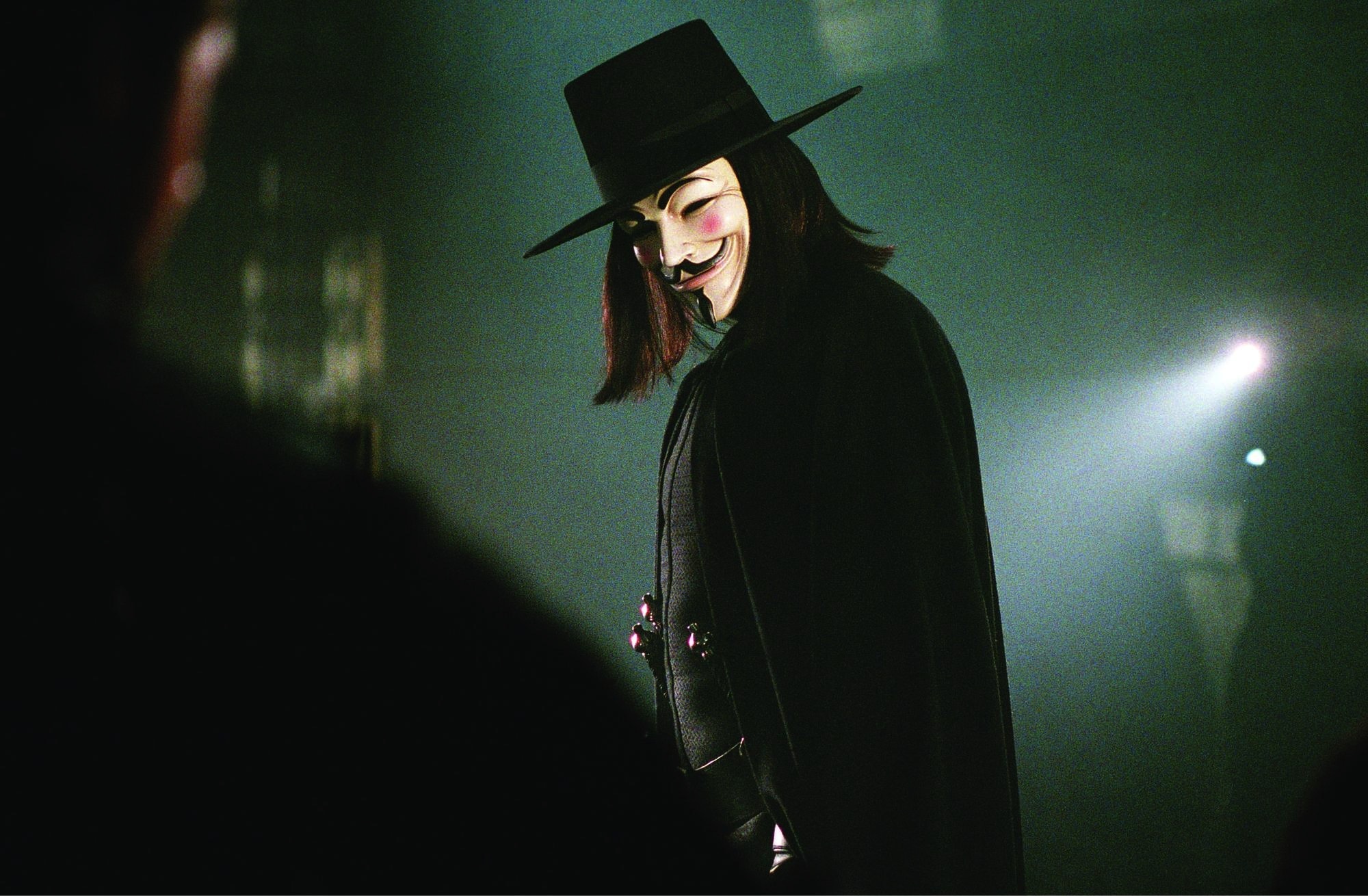 Hugo Weaving as V in V for Vendetta