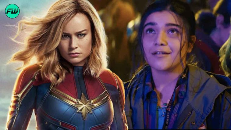 Marvel Fans Break Down in Tears as Iman Vellani Brie Larson Share First Captain Marvel MS. Marvel Pic Together