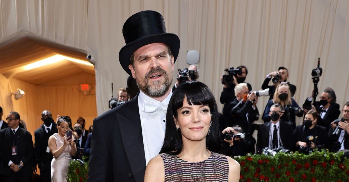 Stranger Things star David Harbour and Lily Allen