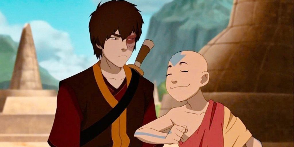 Zuko and Aang in Avatar: The Last Airbender