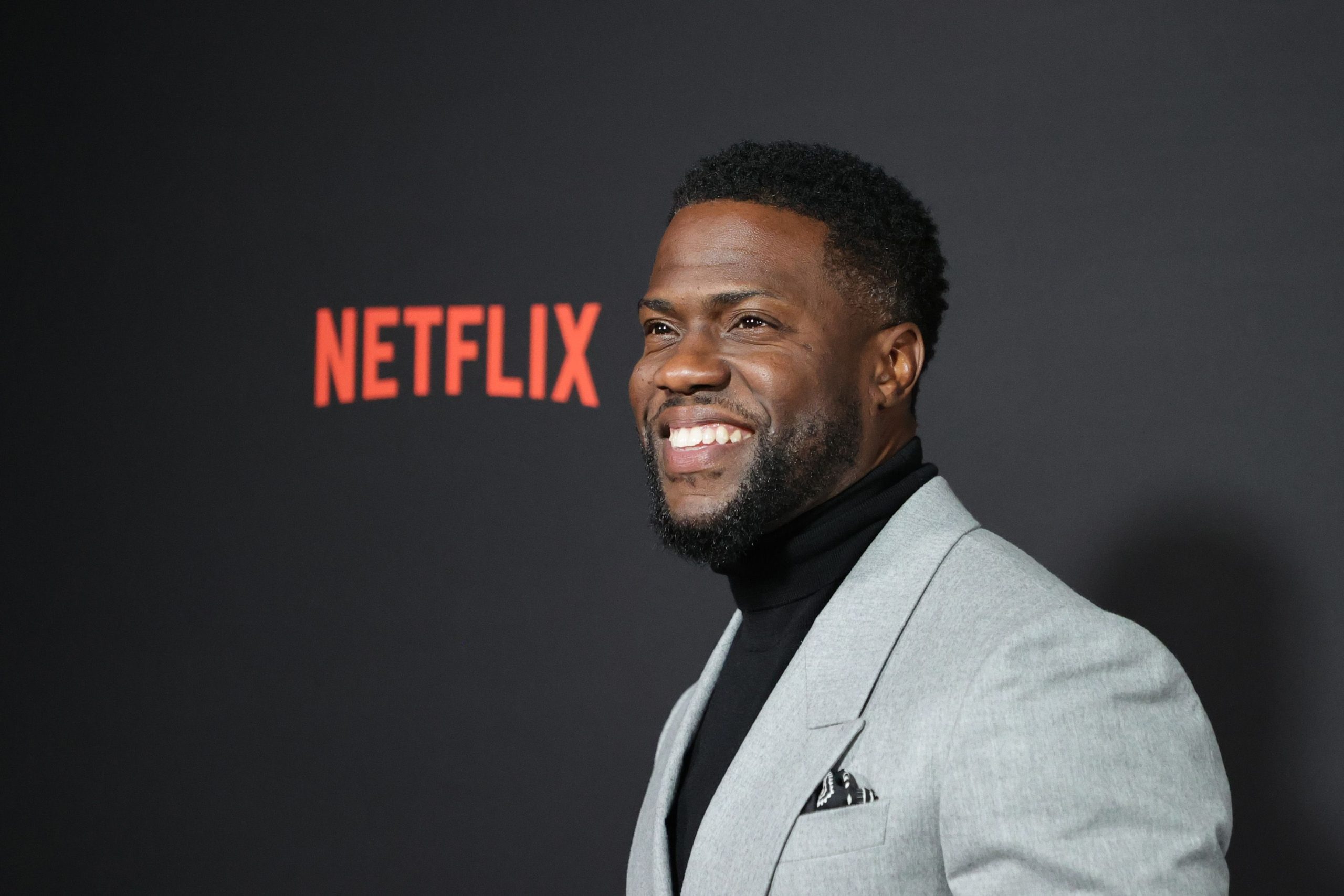 Kevin Hart at one of the premieres. 