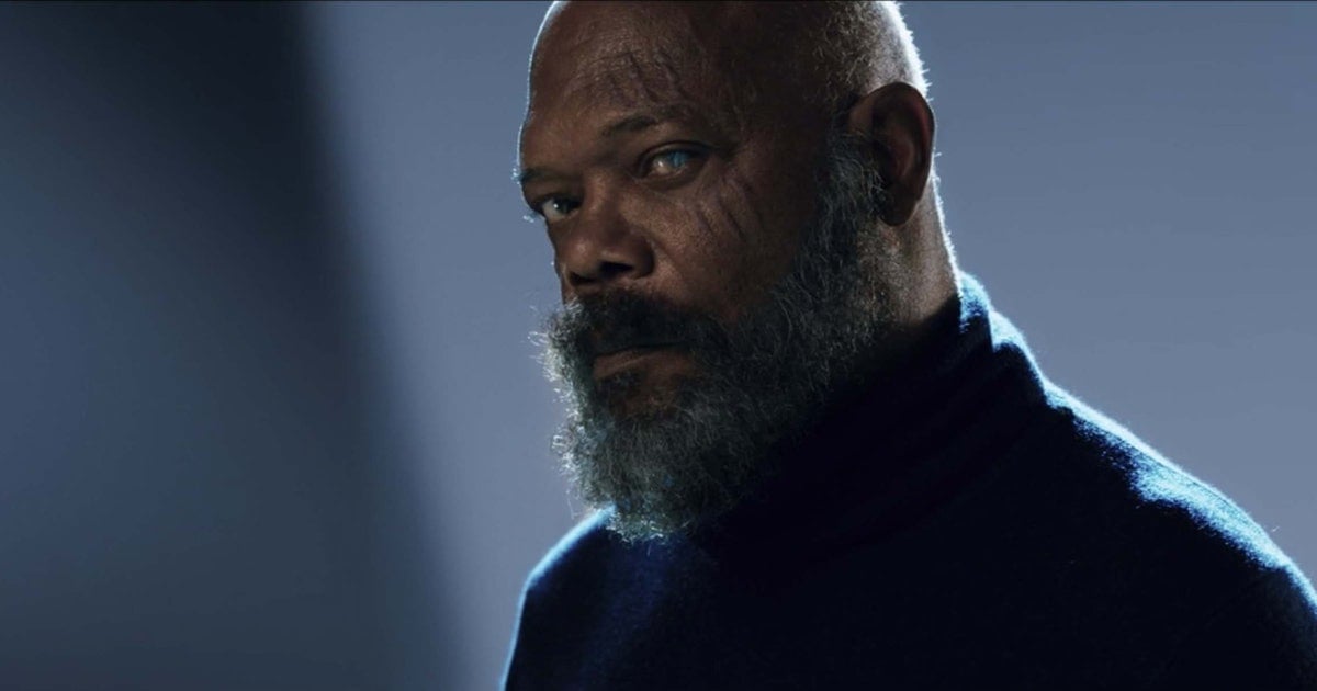 Samuel L. Jackson as Nick Fury in Marvel's Secret Invasion.