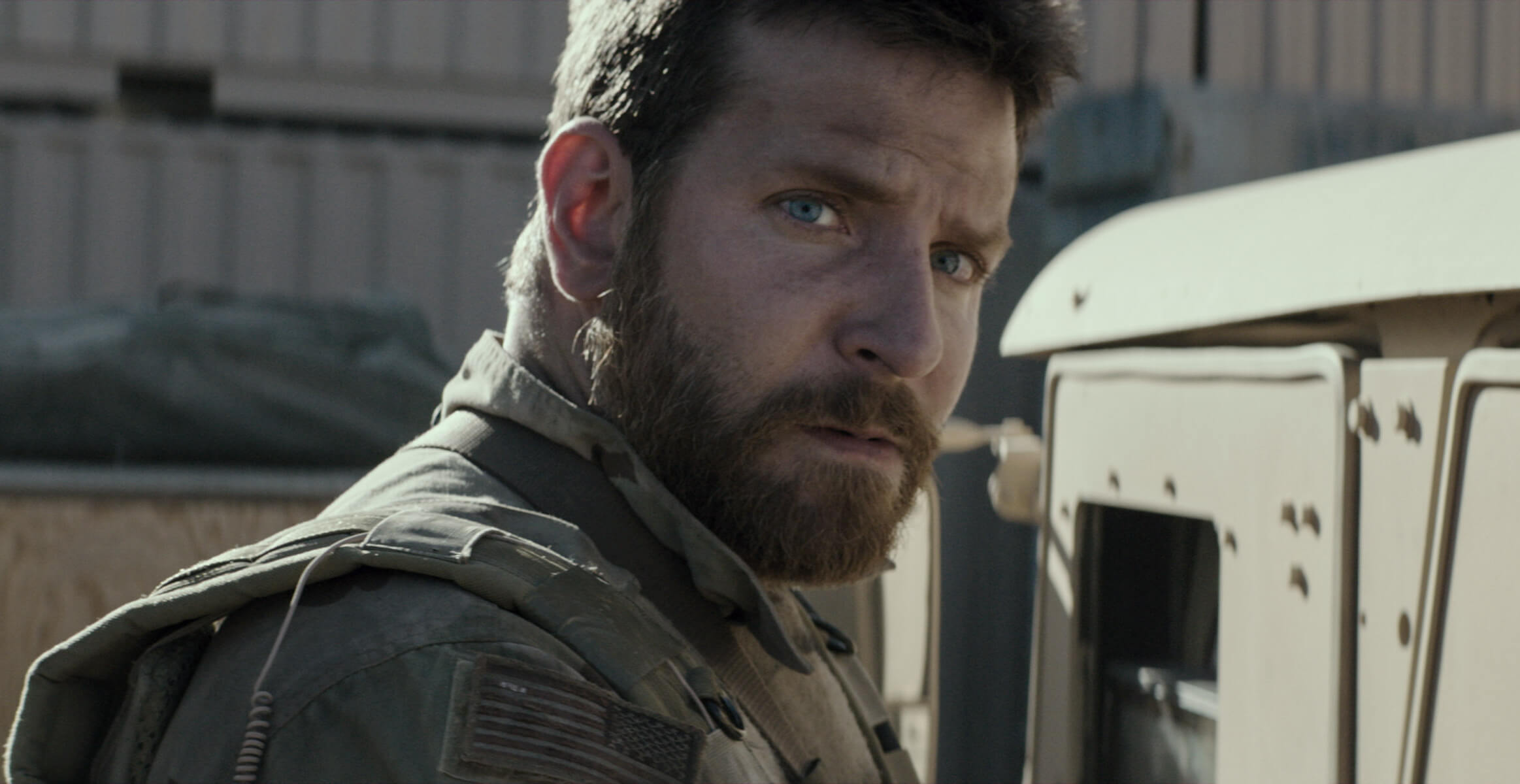 Bradley Cooper in American Sniper (2014).
