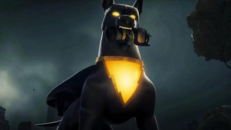 Dwayne Johnson as Black Adam's dog in DC's League of Super Pets (2022).