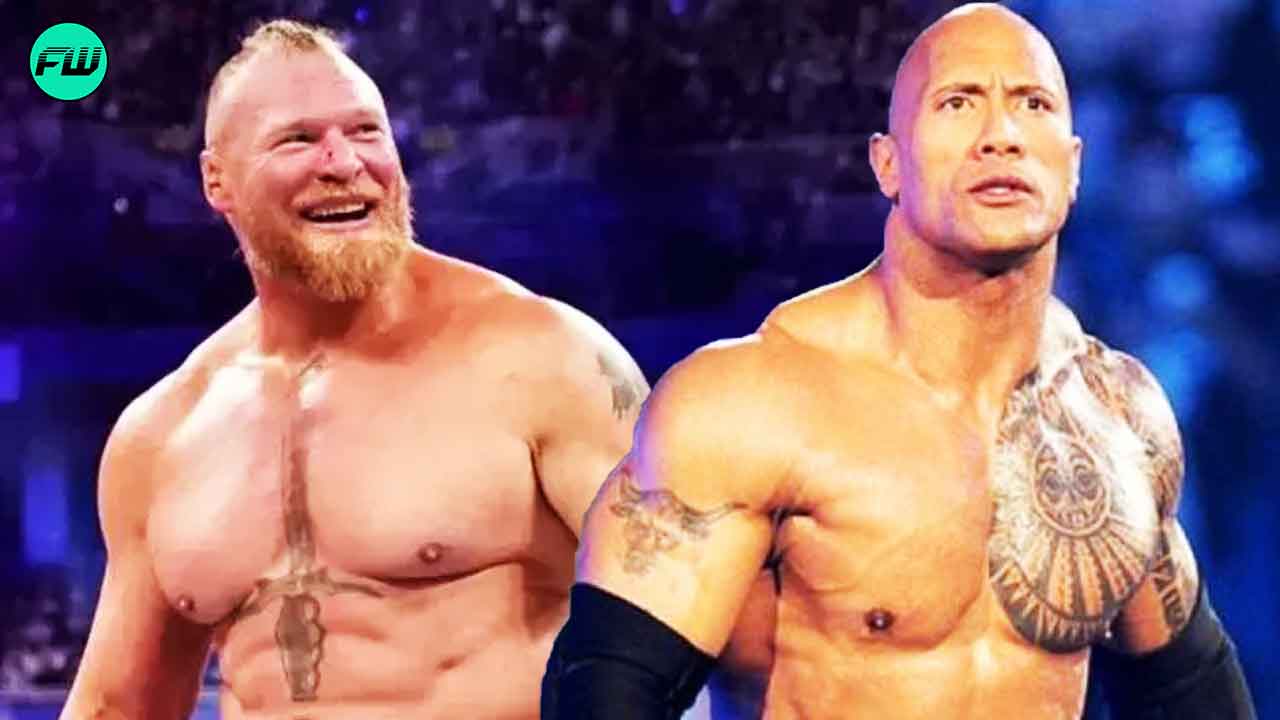 brock lesnar and the rock