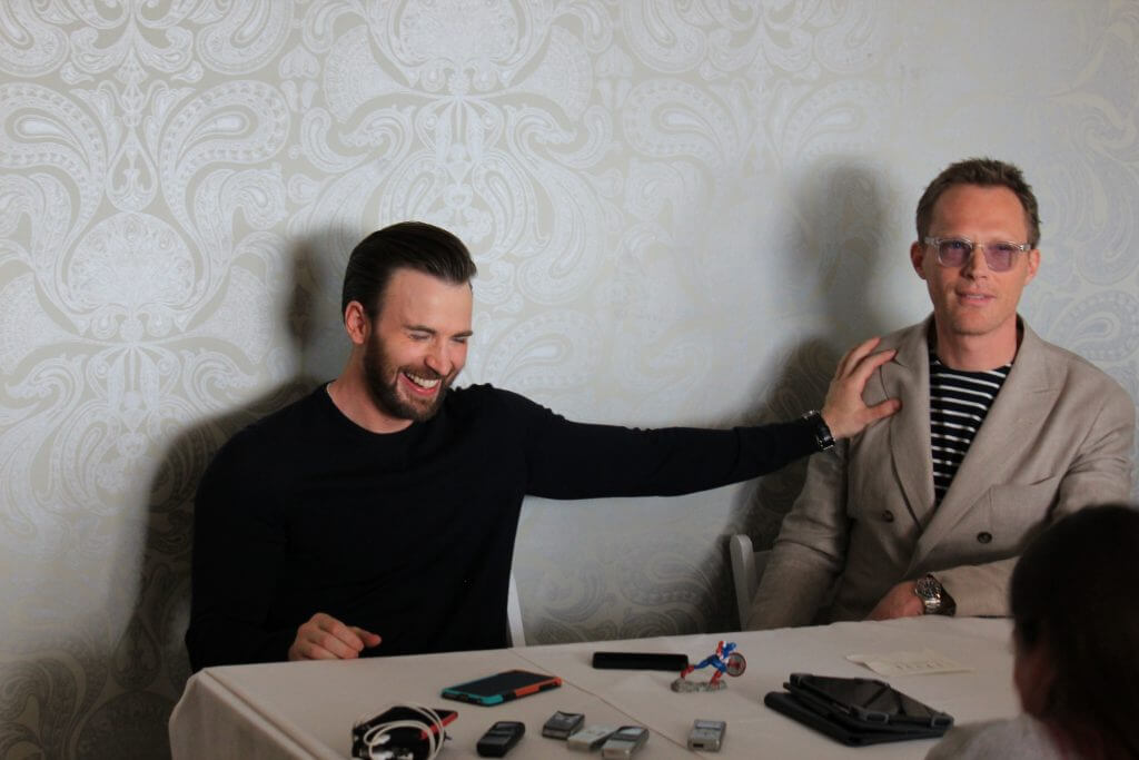 Chris-Evans and Paul Bettany