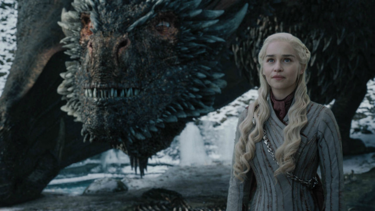 Daenerys Targaryen and Drogon