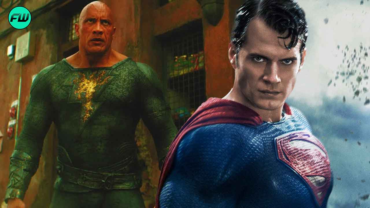 Dwayne Johnson Black Adam and Henry Cavill Superman Speculated For