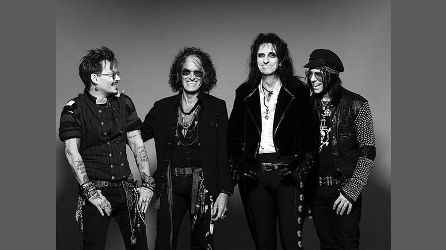 Johnny Depp's band, the Hollywood Vampires
