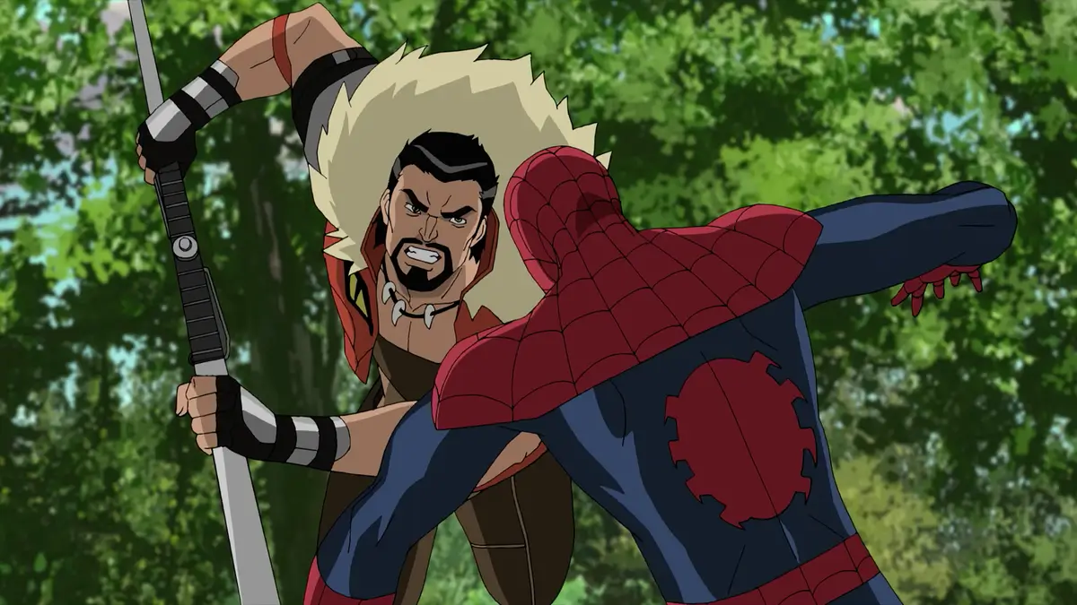 Kraven the Hunter hints t spider-man showdown