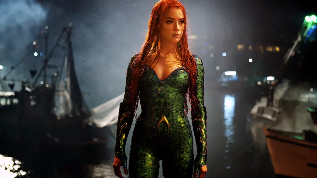 Amber Heard as Mera in Aquaman (2018).