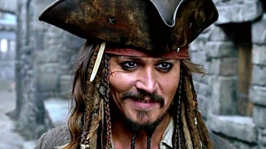 Johnny Depp played the role of Captain Jack Sparrow in the Pirates of the Caribbean franchise.