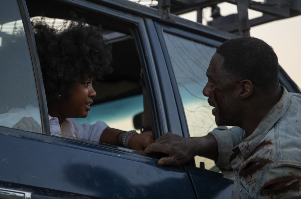 Idris Elba and Leah Jeffries in Beast (2022) Photo by Photo Credit: Lauren Mulligan/Universal Pictures - © 2022 Universal Studios. All Rights Reserved.